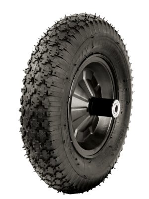 CAFL2 - Llanta neumática 2 capas de 14" con rin para carretilla Foy