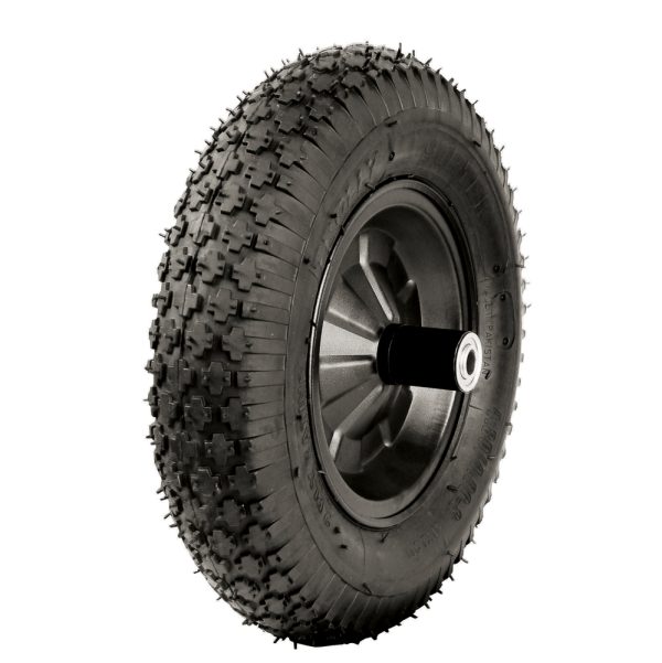 CAFL2 - Llanta neumática 2 capas de 14" con rin para carretilla Foy