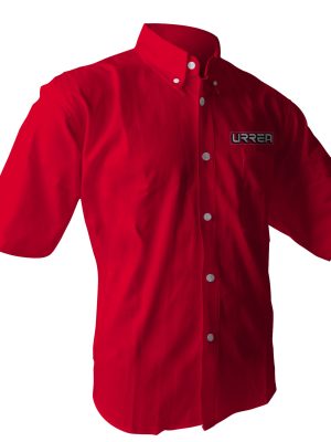 CAMC201L.jpg CAMC201L - Camisa de manga corta para caballero color rojo talla L Urrea