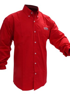 CAML201L - Camisa de manga larga para caballero color rojo talla L Urrea