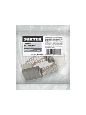 CAR-188 - Juego de carbones para EA607A, 2 piezas Surtek