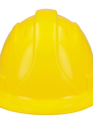 CASA - Casco de seguridad con ajuste de intervalos de 4 puntos, color amarillo Surtek