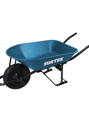 CAT504 - Carretilla reforzada con bastidor metálico 5 Ft3 llanta neumática reforzada de 4 capas Surtek