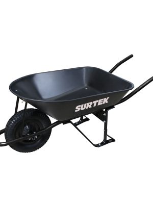 CAT554 - Carretilla reforzada con bastidor metálico 5.5 Ft3 llanta neumática reforzada de 4 capas Surtek