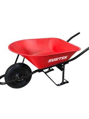 CAT602 - Carretilla reforzada con bastidor metálico 6 Ft3 llanta neumática de 2 capas Surtek