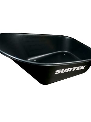 CAT60A - Concha plástica para carretilla sin chumacera 6 Ft3, negra Surtek