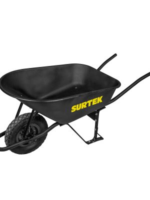 CAT80X - Carretilla reforzada con bastidor metálico 8 Ft3 llanta imponchable de poliuretano Surtek