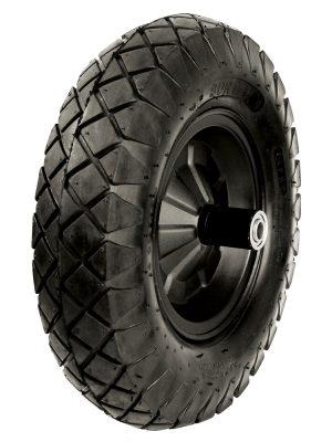 CATL4 - Llanta neumática reforzada de 4 capas de 16" con rin para carretilla Surtek