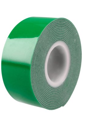 CDCT25 - Cinta  transparente doble cara 25 mm  x 2 m, en blíster Surtek