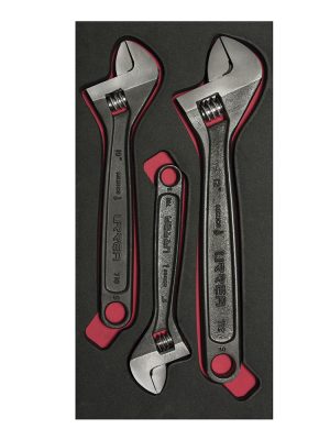 CH114.jpg CH114 - Juego de llaves ajustables fosfatizadas 3 piezas, CH111-C Urrea