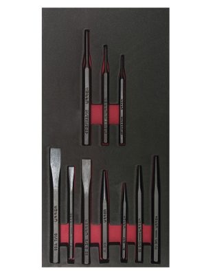 CH121 - Juego punzones y cinceles 10 piezas, CH121-C Urrea