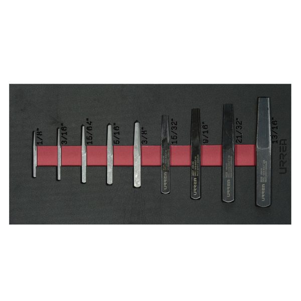 CH132 - Juego de extractores rectos para tubo 9 piezas CH132-C Urrea