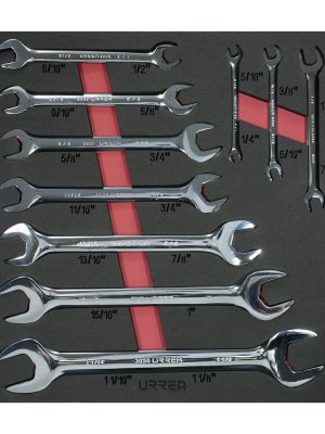 CH215 - Juego de llaves españolas en pulgadas 10 piezas, CH215-C Urrea