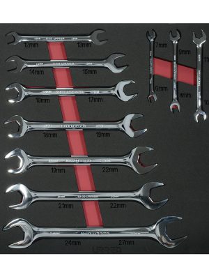 CH216 - Juego de llaves españolas métricas 10 piezas, CH216-C Urrea