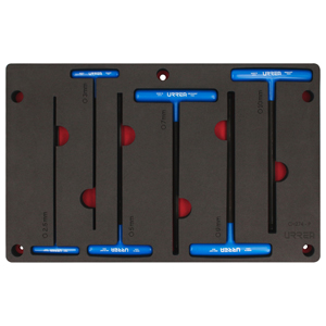 CH274P - Juego de llaves hexagonales tipo "T" métricas 7 piezas, CH274P-C Urrea