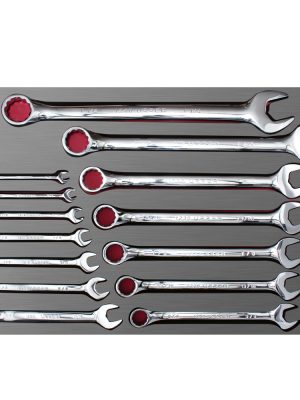 CH303L.jpg CH303L - Juego de llaves combinadas pulido espejo en pulgadas 14 piezas, CH303L-C Urrea