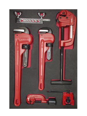 CH309 - Juego  de herramienta para manejo de tubo 5 piezas, CH309-C Urrea