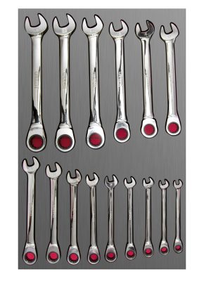 CH313L.jpg CH313L - Juego de llaves combinadas de matraca métricas 15 piezas, CH313L-C Urrea