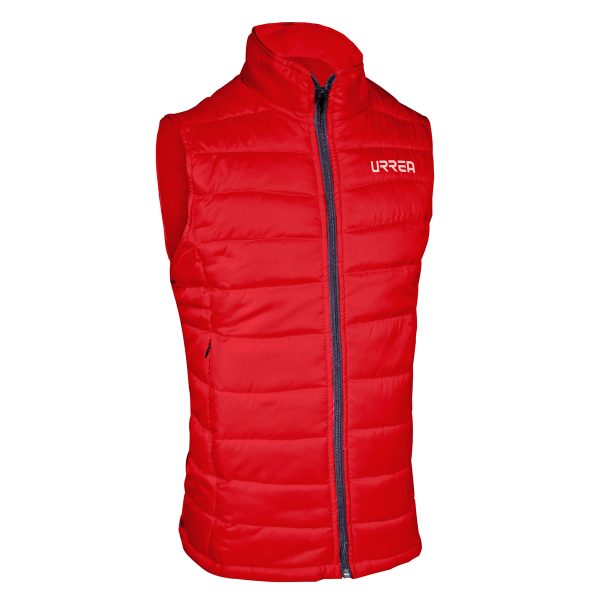 CHA203S.jpg CHA203S - Chaleco capitonado para dama color rojo talla CH Urrea