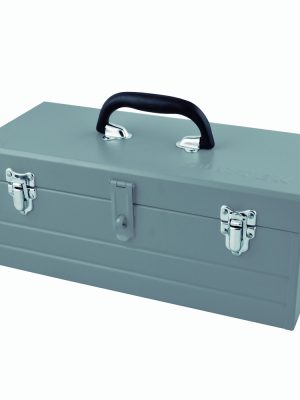 CM16G.jpg CM16G - Caja portaherramientas metálica color gris con charola 16" x 7" x 6" Surtek