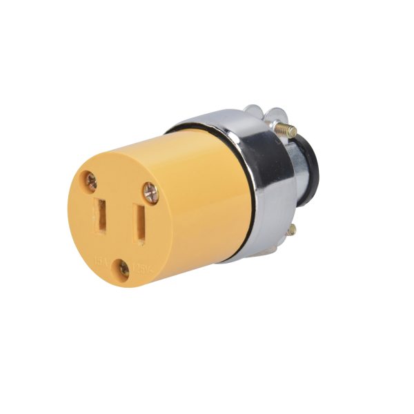 COB01 - Contacto blindado polarizado, color amarillo Surtek