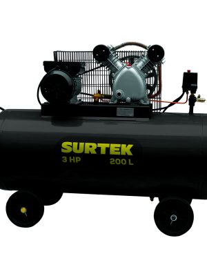 COMP6200B.jpg COMP6200B - Compresor de aire eléctrico con transmisión de banda 200L, 3HP, 127V Surtek