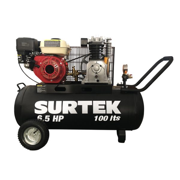 COMP7100 - Compresor de aire a gasolina 100L, 6.5HP Surtek