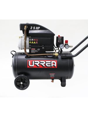 COMP850.jpg COMP850 - Compresor de aire eléctrico lubricado con pistola y manguera 50L, 2.5HP, 127V Urrea