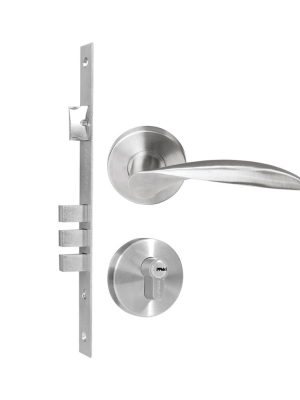 CPF3-5362-US32D.jpg CPF3-5362-US32D - Manija Messina para entrada función doble, mecanismo embutir, en caja Proforza