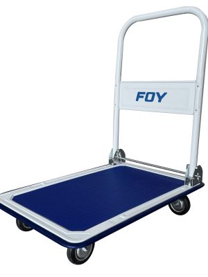 CPLF30 - Carro plataforma con maneral retráctil 91 cm x 61 cm, 5", 300 kg Foy