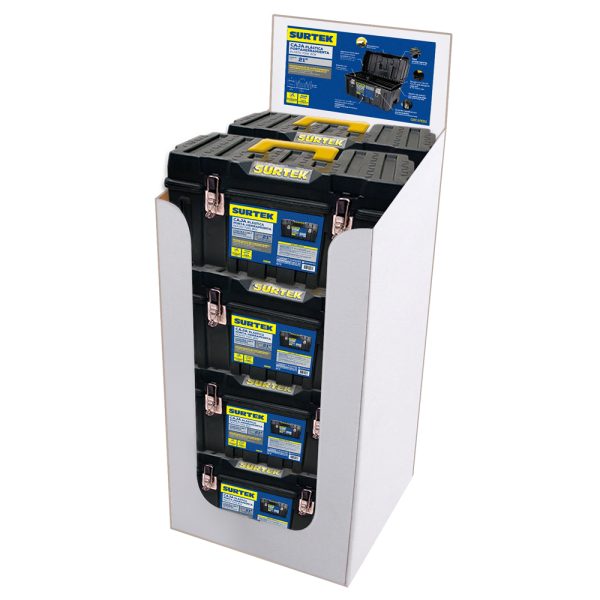 CPS20E - Despachador para cajas plásticas, 8 piezas Surtek