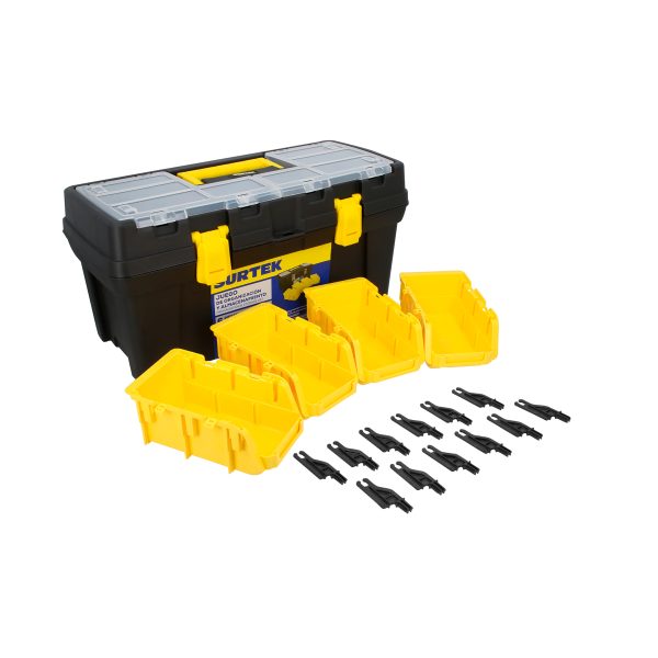 CPS6C - Juego de cajas portaherramientas plásticas, 6 piezas Surtek