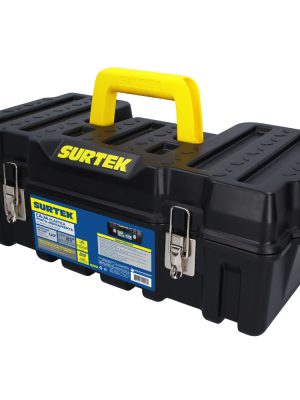 CPSC20.jpg CPSC20 - Caja portaherramientas plástica con broches metálicos color negro 21" x 11" x 7" Surtek