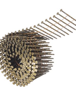 CR200 - Clavos en rollo de 300 para clavadora neumática calibre 12, 2" Surtek