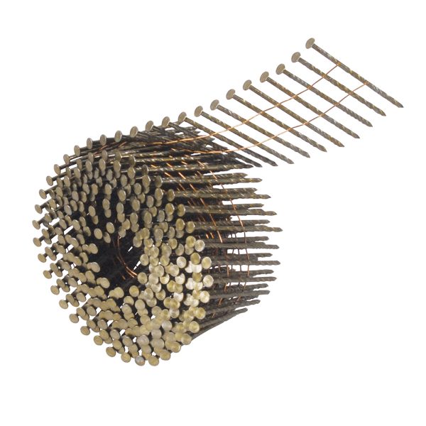 CR200 - Clavos en rollo de 300 para clavadora neumática calibre 12, 2" Surtek