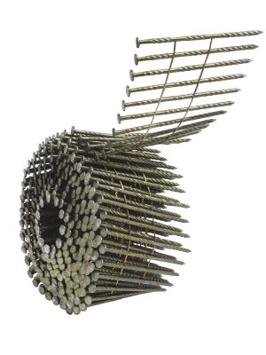 CR250 - Clavos en rollo de 300 para clavadora neumática calibre 12, 2-1/2" Surtek