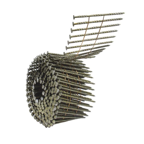 CR250 - Clavos en rollo de 300 para clavadora neumática calibre 12, 2-1/2" Surtek