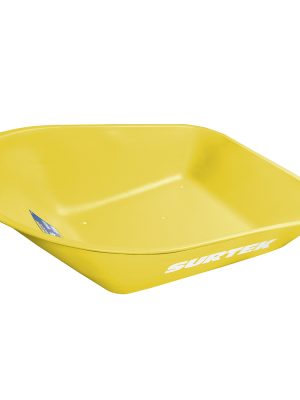 CS45.jpg CS45 - Concha de acero para carretilla herraje tipo americano 4.5 Ft3, amarilla Surtek