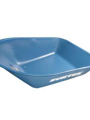 CS50 - Concha de acero para carretilla herraje tipo americano 5 Ft3, azul Surtek