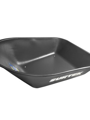 CS55 - Concha de acero para carretilla herraje tipo americano 5.5 Ft3, negra Surtek