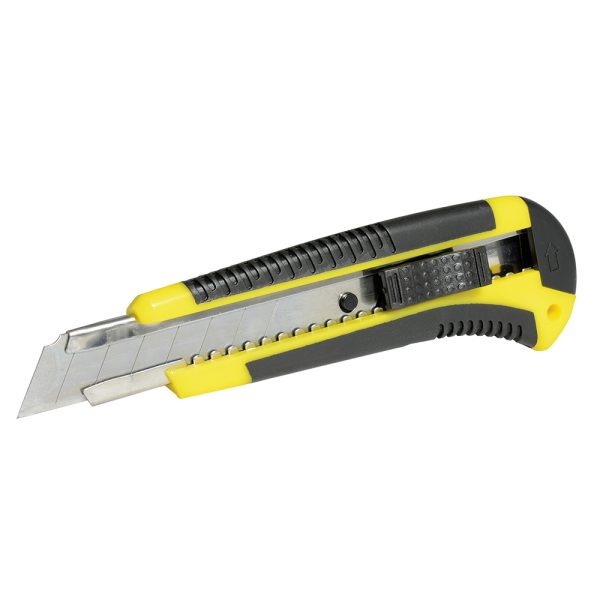 CUTF9.jpg CUTF9 - Cutter con cuerpo de plástico bimaterial de 18 mm, cambio automático de navaja Surtek