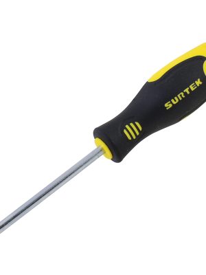 D240 - Destornillador con mango bimaterial, punta Phillips barra redonda #0 x 4" Surtek