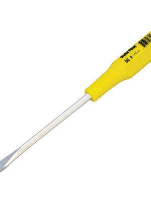 D466 - Destornillador con mango amarillo, punta plana barra cuadrada 5/16" x 6" Surtek