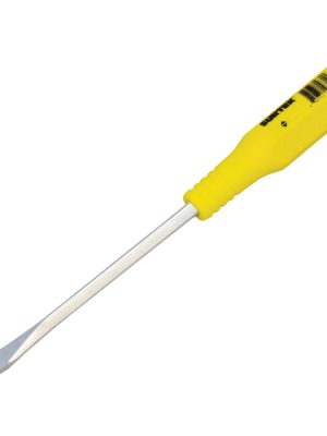 D469 - Destornillador con mango amarillo, punta plana barra cuadrada 1/4" x 6" Surtek