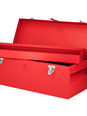 D5.jpg D5 - Caja portaherramientas métalica con asa plástica color rojo 20" x 7" x 7" Urrea