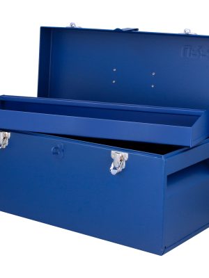 D6A.jpg D6A - Caja portaherramientas métalica con asa plástica color azul 20" x 8" x 9" Urrea