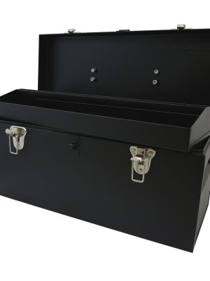 D6C20.jpg D6C20 - Caja portaherramientas metálica con asa metálica color negro 20" x 8" x 9" Urrea