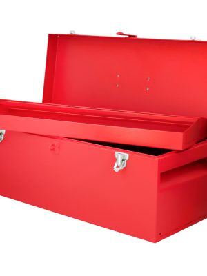 D7.jpg D7 - Caja portaherramientas métalica con asa plástica color rojo 24" x 9" x 9" Urrea