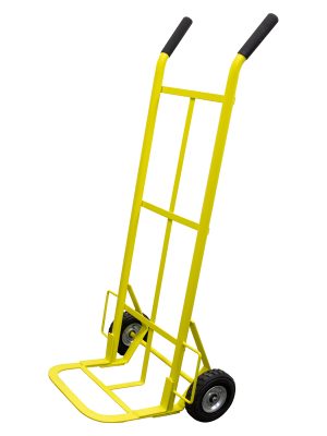 DBS400.jpg DBS400 - Diablo bodeguero capacidad 400 kg amarillo con llanta sólida Surtek