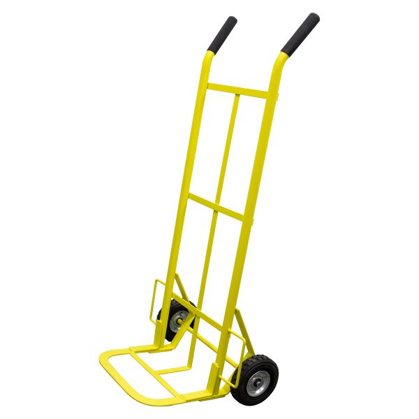 DBS400.jpg DBS400 - Diablo bodeguero capacidad 400 kg amarillo con llanta sólida Surtek